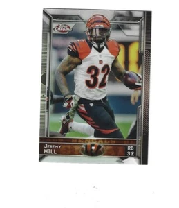2015 Topps Rifrattori cromati #42 Jeremy Hill BENGALS - Foto 1 di 1