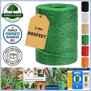 805ft Jute Twine 2mm Thick Eco-Friendly Gardening Plant Tie Arts & Crafts Sup... - Picture 1 of 9