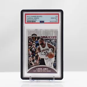 NBA Basketball 2017 Panini Hoops Lebron James Highlights #9 PSA 10 Gem Mint - Picture 1 of 4
