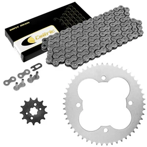 Drive Chain & Sprockets Kit for Honda TRX90 TRX90EX TRX90X 2X4 1993-2017 - Foto 1 di 7