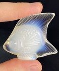 CACHET POISSON LALIQUE EN VERRE OPALESCENT DANS SA BOÎTE SEAL NO VASE