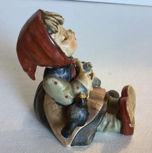 Hummel figurine Hum 69 "Happy Pastime" TMK 1 * double crown mark * no scarf dots - Picture 1 of 11