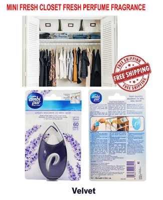 Lufterfrischer Mini Ambi Pur Schrank Parfüm Duft Gerüche Fresh Velvet - Bild 1 von 3