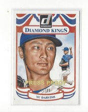 2014 Donruss Press Proofs Gold #215 Yu Darvish DK Rangers /99
