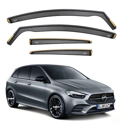 ISPEED Wind Deflectors for Mercedes B-Class W247 2019-2024 4pc Set Accessories - Image 1 of 4