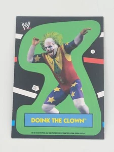 2012 Topps Heritage WWE #14 Doink The Clown Stickers - Picture 1 of 2