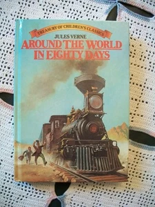Around the World in Eighty Days (Jules Verne, 1980 Hardcover) - Picture 1 of 11