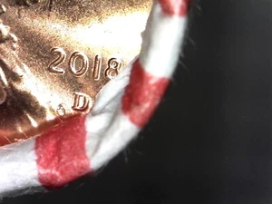 2 TWO Uncirculated Unsearched 2018 D Lincoln Penny Rolls .. Search 4 Double Ear - Picture 1 of 2