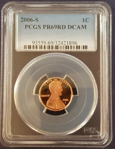 2006 S Proof Lincoln Cent PCGS PR69RD DCAM Cover