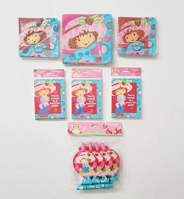 Клубничный шорткейк приглашения спасибо открытки салфетки вечеринки пользу винтажный - Изображение 1 из 4