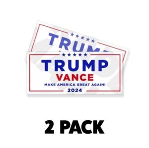 Pegatina parachoques TRUMP VANCE 2024 | Vinilo | Resistente al agua | 9 pulgadas de ancho - Imagen 1 de 6