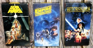 STAR WARS Trilogy CBS FOX VHS DIGITALLY MASTERED  Hi-Fi VIDEO - Picture 1 of 11