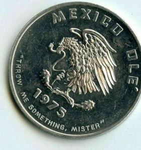 Mardi Gras Doubloon Krewe of Freret 1975 aluminio - Imagen 1 de 2