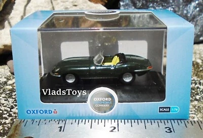 牛津 1/76 比例捷豹 E 型系列 I Coupe - 英国赛车绿色 76ETYP001 — 第 1/4 张图片