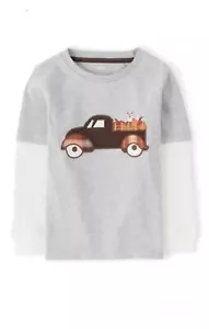 NWT Gymboree Boys Thermal Long Sleeve Pumpkin Truck Top Size 12 Harvest Fox Fall - Picture 1 of 9
