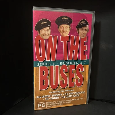 On the Buses VHS 1969 Series 1 Eps 4-7 Only Partial Series Small Case Tested VGC - Image 1 of 4