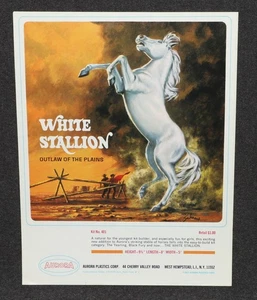 Aurora Models 60s Store Advertising Promo White Stallion Flyer Sheet Promotional - Picture 1 of 3