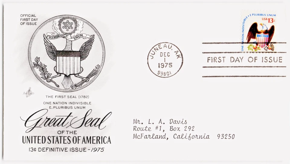 US FDC Great Seal of the United States 1975 - Image 1 of 1