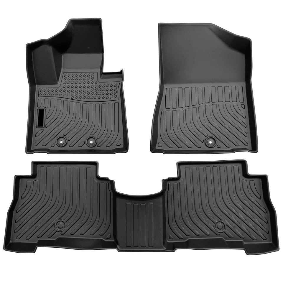 Floor Mats Liner Carpets For 2014-2015 Kia Sorento TPE Rubber All Weather 3PCS Foto 1 de 4