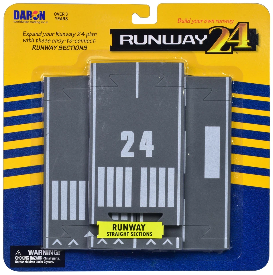 Runway Straight Sections 3 Piece Set for Diecast Models by Runway24 - Image 1 of 1