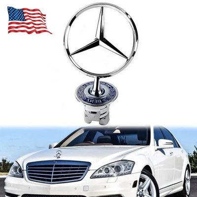Fit For Mercedes Benz S500/S550/S650/S600 Front Hood Emblem Star Mounted Badge - Image 1 of 4
