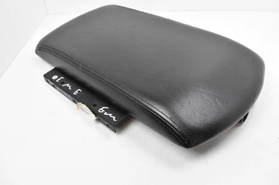 Infiniti QX56 2004-2010 consola central delantera cuero negro reposabrazos tapa cubierta OEM Foto 1 de 4