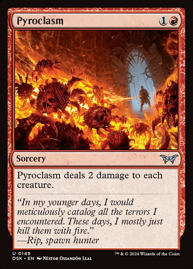 x1 Pyroclasm - Duskmourn: House of Horror - NM - MTG - Image 1 of 1