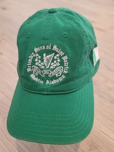 Friendly Sons of St Patrick Mobile AL Green Adjustable Baseball Csp Hat by Otto - Picture 1 of 6