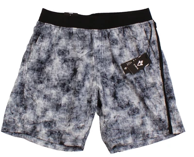 Pantalones Cortos Tecnológicos V1RYA Para Hombre S Negro Lavado Ácido 7" Elastizados Absorbentes Secado Rápido Foto 1 de 2