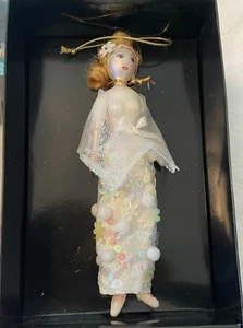 Vintage Soffieria de Carlini Lady Glas Weihnachtsschmuck mundgeblasen / bemalt #12 - Bild 1 von 1