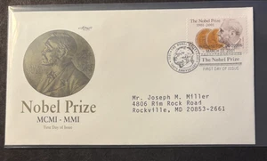 #3504 Nobel Prize FDC on Artmaster cachet - Picture 1 of 1