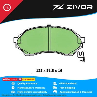 PROTEX Ultra Brake Pads - Front For MAZDA 323 ASTINA BJ ZM 1998-2002 #DB1358CP - image 1 of 4