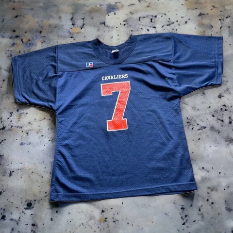 Virginia Cavaliers Youth Medium Jersey Russell No. 7 NCAA🌿1366 Cover