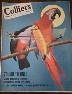 Colliers Magazine March 30th 1956 RARE Marilyn Monroe Ad - Picture 1 of 6