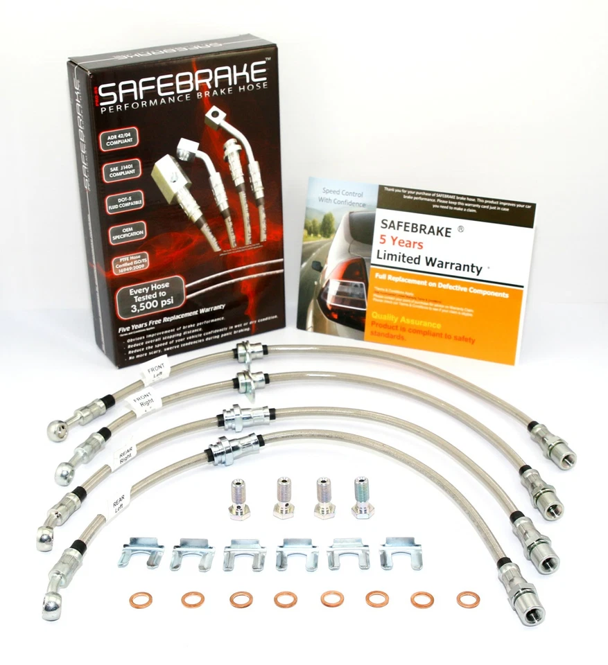 fits Subaru WRX GE/GH 2007-2014 (2-pot front calipers) - SAFEBRAKE Performance — 第 1/4 张图片