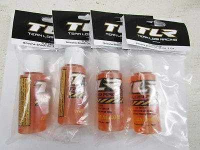 Team Losi Racing 74008 Silicone Shock Oil, 35 wt, 2oz Lab Tested Consistent x4 - Image 1 of 4