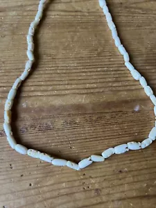 Super Long Carved Beaded Necklace - Picture 1 of 8