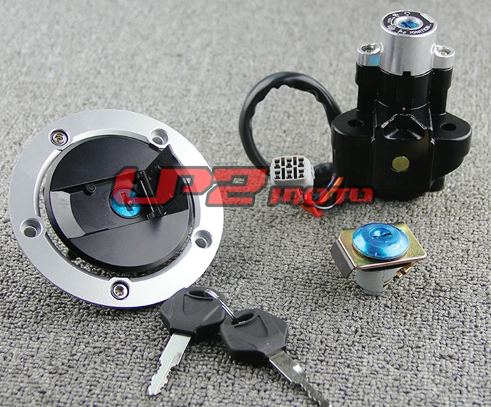 Juego de llaves de tapa de gas combustible bloqueo interruptor de encendido Suzuki GSF1200S Bandit S 2006 Foto 1 de 1