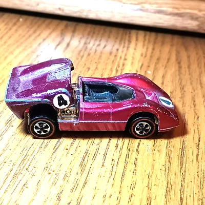 Vintage Hot Wheels Redline 1968 McLaren M6A HK Red GC - Image 1 of 4