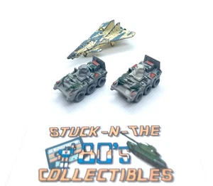 Lote de 3 vehículos a reacción y terrestres 1989 Galoob Micro Machines Mega Force - Imagen 1 de 4