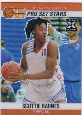 2021 Pro Set Sports Metal Stars Red Prism #7 Scottie Barnes - Rookie RC - Image 1 of 2
