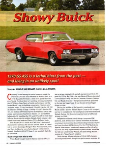 1970 BUICK GS 455 STAGE I ~ GREAT 7-PAGE ARTICLE / AD - Picture 1 of 2
