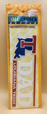 Louisiana - Calcomanía LA TECH DAD por color resistente a golpes, intemperie y decoloración TOTALMENTE NUEVA Foto 1 de 4