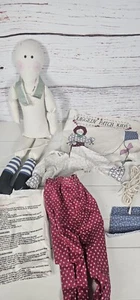 Calico Andy Country Doll Kit (Raggedy Ann) Pattern DIY Kite Unfinished Project - Picture 1 of 7