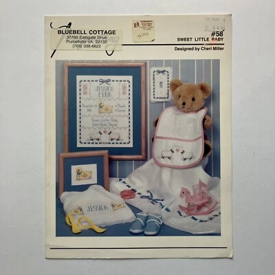 Imaginating Sweet Little Baby by Cheri Miller Counted Cross Stitch Sampler #58 - Image 1 of 2