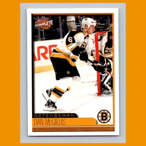Tarjeta de hockey Dan McGillis #124 2003 Pacific completa Boston Bruins NHL CASI NUEVA - Imagen 1 de 3