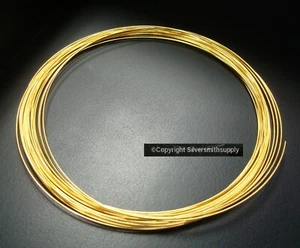 20 Memory wire 4.5 in loops 22ga 115mm gold plated necklace wire loops MW001 - Imagen 1 de 6