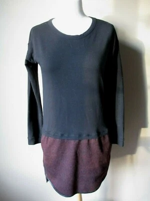  TBE ! Superbe ROBE Noir/Bordeaux COP COPINE "LEYTON" Taille 38  - Photo 1/4