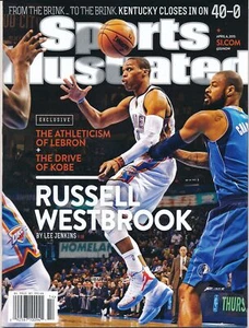 April 6, 2015 Russell Westbrook Sports Illustrated Magazine NO LABEL 182344 - Picture 1 of 1