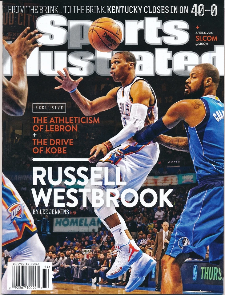 Revista Russell Westbrook Sports Illustrated 6 de abril de 2015 sin etiqueta 182344 Foto 1 de 1